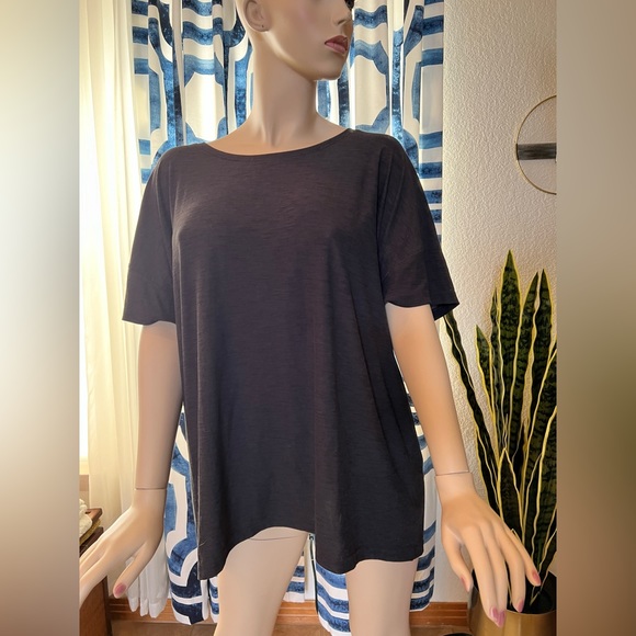 Old Navy Active Heather Grey Butterfly Drop Sleeve Top Size XXL - Picture 1 of 7